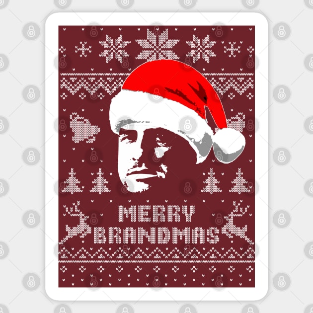 Merry Brandmas Brando Sticker by Nerd_art